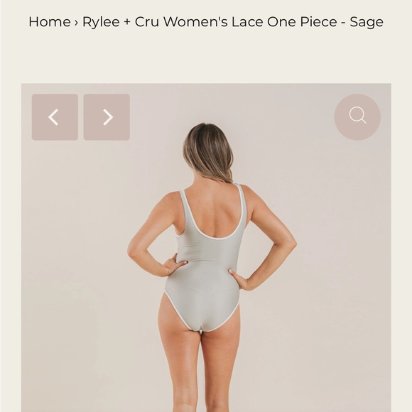 Rylee + Cru Cream One piece swimsuit - Picture 6 of 6
